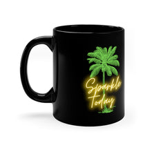 Load image into Gallery viewer, Sparkle Today - Coffee Mug with a beautiful palm tree. Warm your soul with a nice cuppa out of this perfectly sized ceramic mug. . It’s microwave safe and dishwasher safe and made of white, durable ceramic in an 11-ounce size. It’s the perfect gift for your true coffee, tea or hot chocolate lover.
