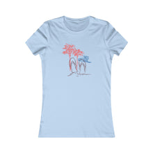 Load image into Gallery viewer, Beach T-Shirt, California lover tee, Junior&#39;s slim fit tee with soft cotton and quality print.  Beach lover shirt. Palm tree, flip flops, lifeguard stand.  Cali vibes design.  Junior&#39;s California T-Shirt. Beach lover tee.  Surfer shirt. Junior short sleeve tshirt. Beaches, palm trees, sun, and sand float through your mind. Her go-to tee fits like a well-loved favorite, featuring a slim feminine fit. 
