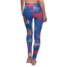 Load image into Gallery viewer, Welcome to the Jungle Leggings. Tiger print yoga pants. These skinny fitting high-waisted yoga leggings will take you from workout to store run in comfort and style. They are soft and comfortable with an all-over print that adds an instant pop to any athleisure wardrobe. 
