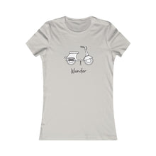 Load image into Gallery viewer, Wander T-Shirt.  French and Italian Scooter tee.  Cute travel shirt. This special junior&#39;s tee has a slim feminine fit. It&#39;s comfortable with super soft cotton and quality print that is sure to become her favorite! For juniors and offered in 5 great colors.
