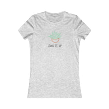 Load image into Gallery viewer, Succulent humor T-Shirt. This cute junior&#39;s short sleeve tee will get attention with its play on words and chic look. Fits like a well-loved favorite and features a slim feminine fit. Cactus succulent shirt- cute, funny gift.
