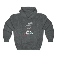 Load image into Gallery viewer, Pho Shizzle hooded sweatshirt.  Pho sho this hoodie is the shiznit!  Inspired by what else?  Pho!  Express your noodle life with this fun design.  Makes a great gift.  This unisex heavy blend hooded sweatshirt is relaxation itself.Great for men and women.
