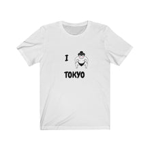 Load image into Gallery viewer, I Sumo Toyko T-Shirt. I Love Tokyo tee.  Japanese shirt.  Asian tshirt. This classic unisex jersey short sleeve tee fits like a well-loved favorite. Soft cotton and quality print make you fall in love with it. For both men and women and offered in 5 great colors.
