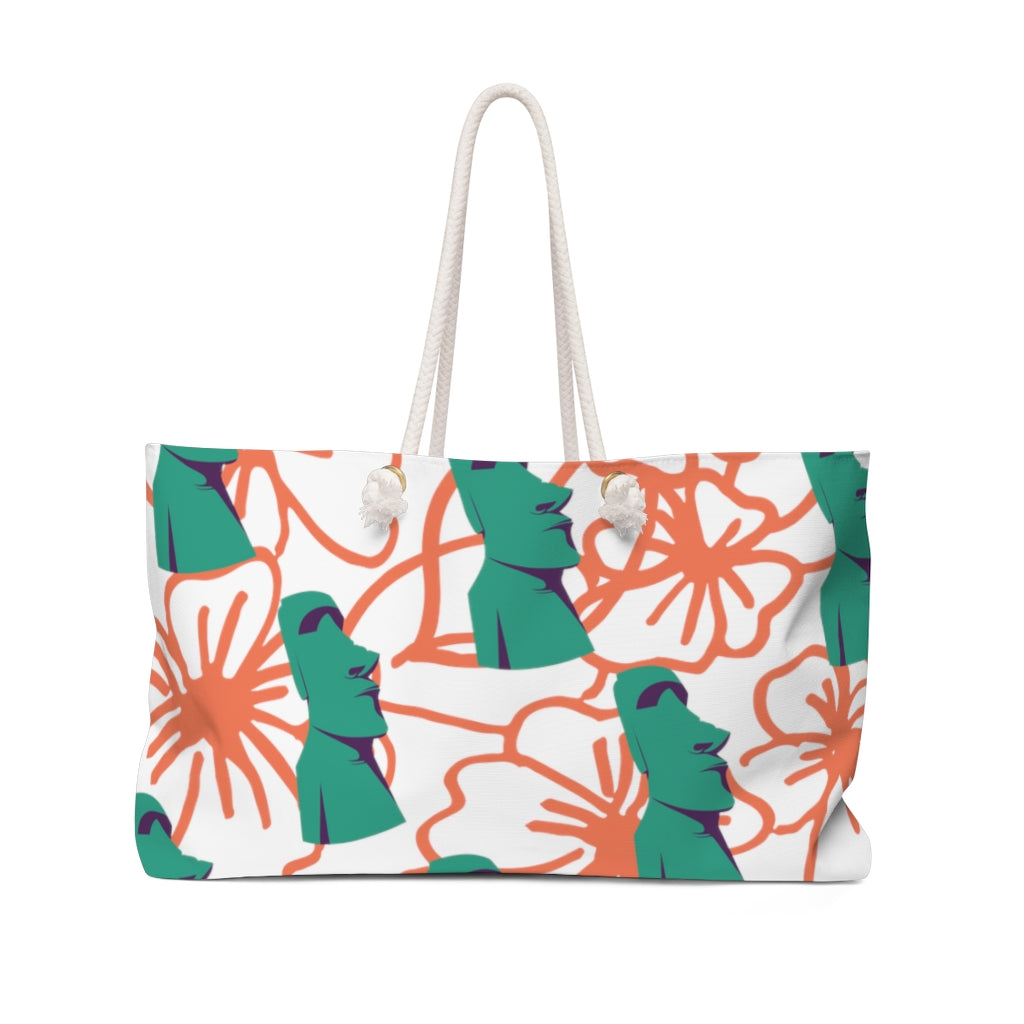 Tiki Flower Weekender Bag