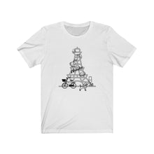 Load image into Gallery viewer, Wander Paris T-Shirt. Paris inspired tee.  Eiffel Tower Travel lover shirt. The perfect tee to express your wanderlust or a unique gift for the traveler in your life. This comfy cotton tee shirt is great for men and women.  This classic unisex jersey short sleeve tee fits like a well-loved favorite. Soft cotton and quality print make you fall in love with it.
