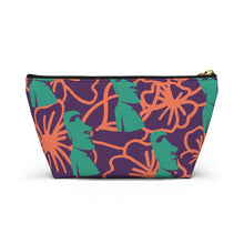 Load image into Gallery viewer, Tiki Flower Purple Pouch
