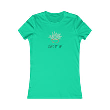 Load image into Gallery viewer, Succulent humor T-Shirt. This cute junior&#39;s short sleeve tee will get attention with its play on words and chic look. Fits like a well-loved favorite and features a slim feminine fit. Cactus succulent shirt- cute, funny gift.
