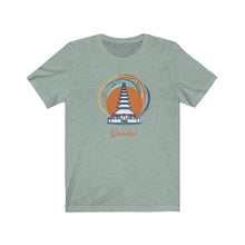 Load image into Gallery viewer, Bali Temple T-Shirt. Temple tee. Travel lover shirt. The perfect tee to express your wanderlust or a unique gift for the traveler in your life. This comfy cotton tee shirt is great for men and women.  This classic unisex jersey short sleeve tee fits like a well-loved favorite. Soft cotton and quality print.
