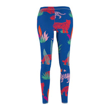 Load image into Gallery viewer, Welcome to the Jungle Leggings. Tiger print yoga pants. These skinny fitting high-waisted yoga leggings will take you from workout to store run in comfort and style. They are soft and comfortable with an all-over print that adds an instant pop to any athleisure wardrobe. 
