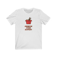 Load image into Gallery viewer, Chinese Food Expert T-Shirt - Funny Asian Tee - Great gift for noodle lover - Unisex Short Sleeve Tee - Cute tee shirts - tshirt - Asian food tee shirts   *This classic unisex jersey short sleeve tee fits like a well-loved favorite. Soft cotton and quality print make you fall in love with it.
