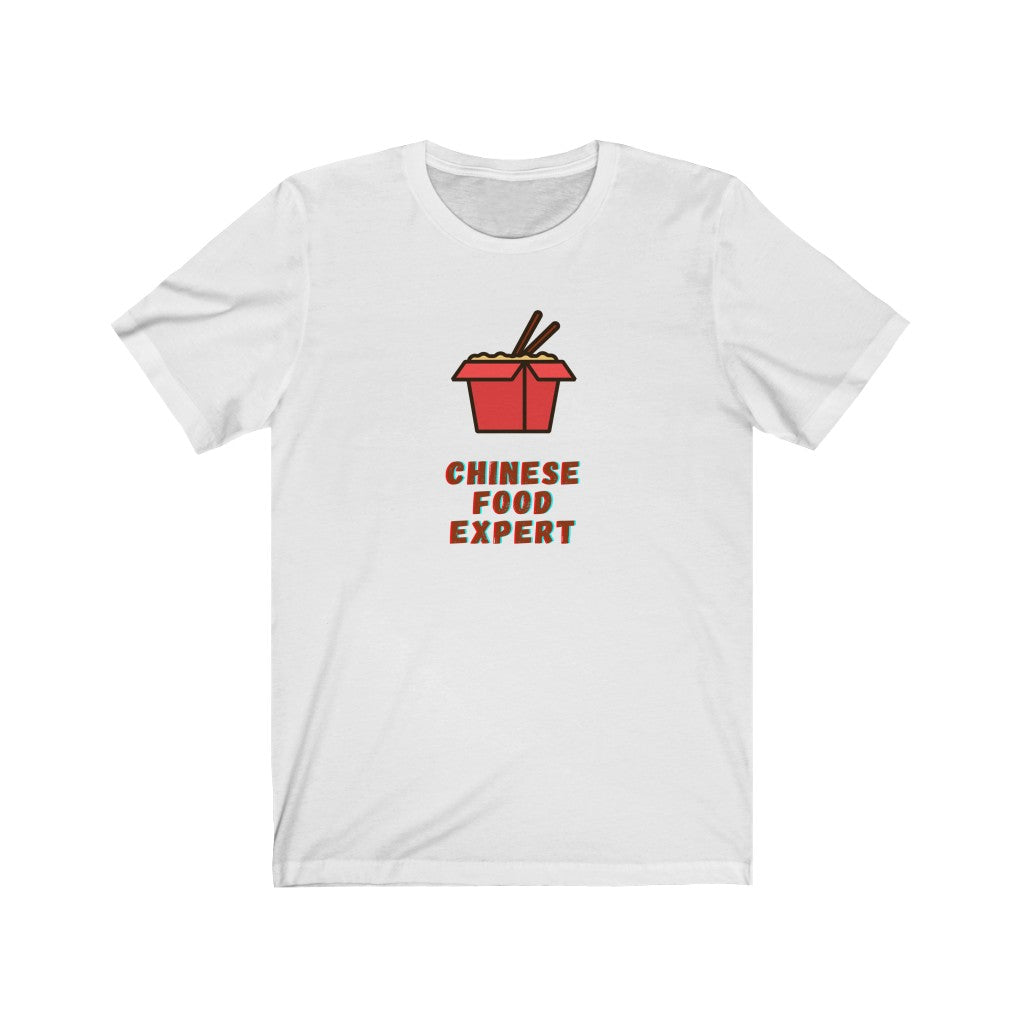 Chinese Food Expert T-Shirt - Funny Asian Tee - Great gift for noodle lover - Unisex Short Sleeve Tee - Cute tee shirts - tshirt - Asian food tee shirts   *This classic unisex jersey short sleeve tee fits like a well-loved favorite. Soft cotton and quality print make you fall in love with it.