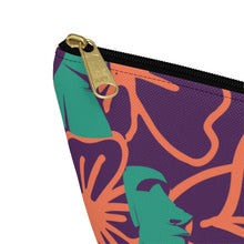 Load image into Gallery viewer, Tiki Flower Purple Pouch
