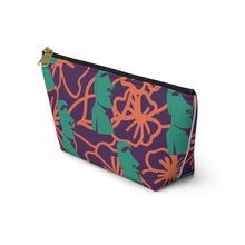 Load image into Gallery viewer, Tiki Flower Purple Pouch
