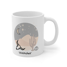 Load image into Gallery viewer, DESERT NIGHT SKY MUG  - Desert coffee mug - cactus mug - Warm your soul with a nice cuppa out of this perfectly sized ceramic mug. It’s the perfect gift for your true coffee, tea or hot chocolate lover. · White Ceramic · 11 oz (0.33 l) · Lead and BPA free · High quality printing for durability.
