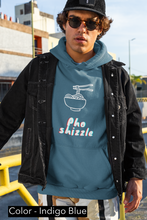 Load image into Gallery viewer, Pho Shizzle hooded sweatshirt.  Pho sho this hoodie is the shiznit!  Inspired by what else?  Pho!  Express your noodle life with this fun design.  Makes a great gift.  This unisex heavy blend hooded sweatshirt is relaxation itself. Great for men and women.
